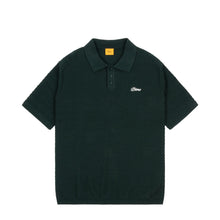 Load image into Gallery viewer, Dime &quot;Wave Cable Knit&quot; Polo S/S // Forest
