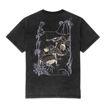 Load image into Gallery viewer, Pass-Port X MAY Gibbs "Webbed Bed" Tee// Acid Black