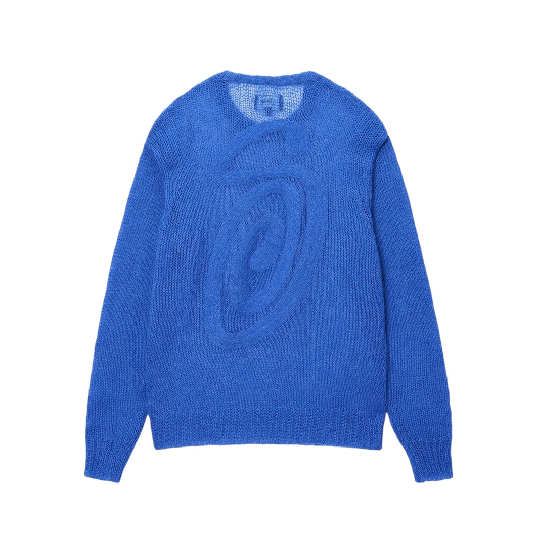 Stüssy “S Loose Knit Sweater“ Sweater // Blue