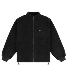 Load image into Gallery viewer, Dime “Polar Fleece Zip" Sherpa // Black