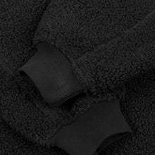 Load image into Gallery viewer, Dime “Polar Fleece Zip" Sherpa // Black