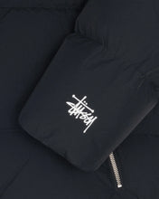 Load image into Gallery viewer, Stussy &quot;Nylon Down&quot; Puffer Jacket // Black
