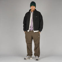 Load image into Gallery viewer, Dime “Polar Fleece Zip" Sherpa // Black