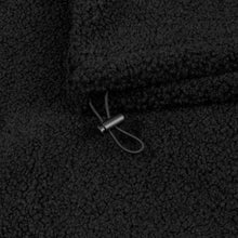 Load image into Gallery viewer, Dime “Polar Fleece Zip" Sherpa // Black