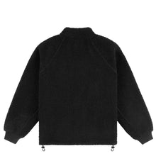 Load image into Gallery viewer, Dime “Polar Fleece Zip" Sherpa // Black