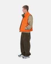 Load image into Gallery viewer, Stussy “Reversible Down Workgear“ Vest// Olive/Orange