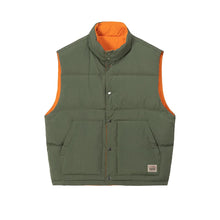 Load image into Gallery viewer, Stussy “Reversible Down Workgear“ Vest// Olive/Orange