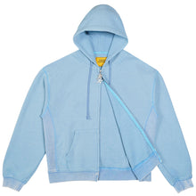 Load image into Gallery viewer, Carpet "C-Star Double Zip" Thermal Hoodie // Baby Blue
