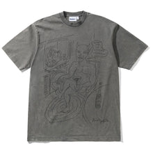 Load image into Gallery viewer, Butter Goods X Daniel Johnston “Satan“ Tee // Black Acid Wash
