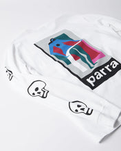 Load image into Gallery viewer, Parra &quot;Lowering The Bar&quot; L/S // White
