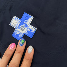 Load image into Gallery viewer, 242 &quot;3D Marble Cross&quot; Short // Navy

