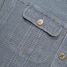 Load image into Gallery viewer, Carpet "Interlock Stitch" Denim Jacket // Black
