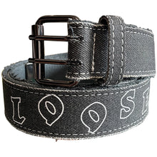 Load image into Gallery viewer, Rassvet &quot;Loosey Webbing&quot; Belt // Black
