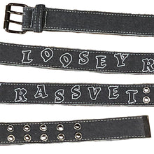 Load image into Gallery viewer, Rassvet &quot;Loosey Webbing&quot; Belt // Black
