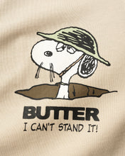 Load image into Gallery viewer, Butter Goods X Peanuts &quot;Cant Stand It&quot; Tee // Washed Sandstone
