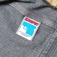 Load image into Gallery viewer, Carpet "Interlock Stitch" Denim Jacket // Black
