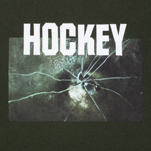 Load image into Gallery viewer, Hockey &quot;Thin Ice&quot; Tee // Dark Green
