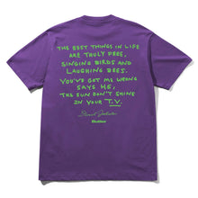 Load image into Gallery viewer, Butter Goods X Daniel Johnston “Don’t Be Scared“ Tee // Grape
