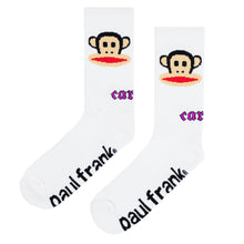Load image into Gallery viewer, Carpet x Paul Frank "Julius" Socks // White

