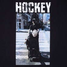 Load image into Gallery viewer, Hockey &quot;Crosswalk&quot; Tee // Black
