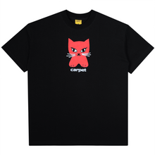 Load image into Gallery viewer, Carpet &quot;Cat&quot; Tee // Black
