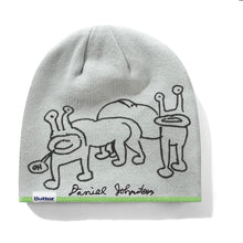 Load image into Gallery viewer, Butter Goods X Daniel Johnston “Frog Reversible“ Skully Beanie // Lime
