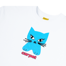 Load image into Gallery viewer, Carpet &quot;Cat&quot; Tee // White
