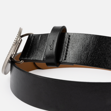 Load image into Gallery viewer, Dime "Skull" Leather Belt // Black
