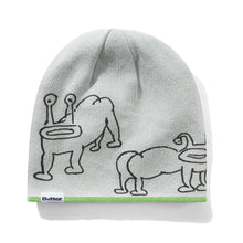 Load image into Gallery viewer, Butter Goods X Daniel Johnston “Frog Reversible“ Skully Beanie // Lime
