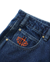 Load image into Gallery viewer, Butter Goods “Spider“ Denim Jeans // Dark Indigo
