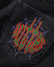 Load image into Gallery viewer, Butter Goods “Spider“ Denim Jeans // Washed Black
