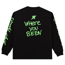 Load image into Gallery viewer, Carpet x Dinosaur Jr. "Where You Been" Thermal L/S Tee  // Black
