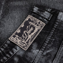 Load image into Gallery viewer, Dime “Classic Baggy“ Denim Pants // Black/White Paint
