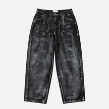 Load image into Gallery viewer, Dime “Classic Baggy“ Denim Pants // Black/White Paint
