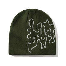 Load image into Gallery viewer, Butter “Blotch“ Skully Beanie // Fatigue
