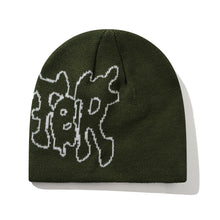 Load image into Gallery viewer, Butter “Blotch“ Skully Beanie // Fatigue
