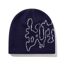 Load image into Gallery viewer, Butter “Blotch“ Skully Beanie // Navy
