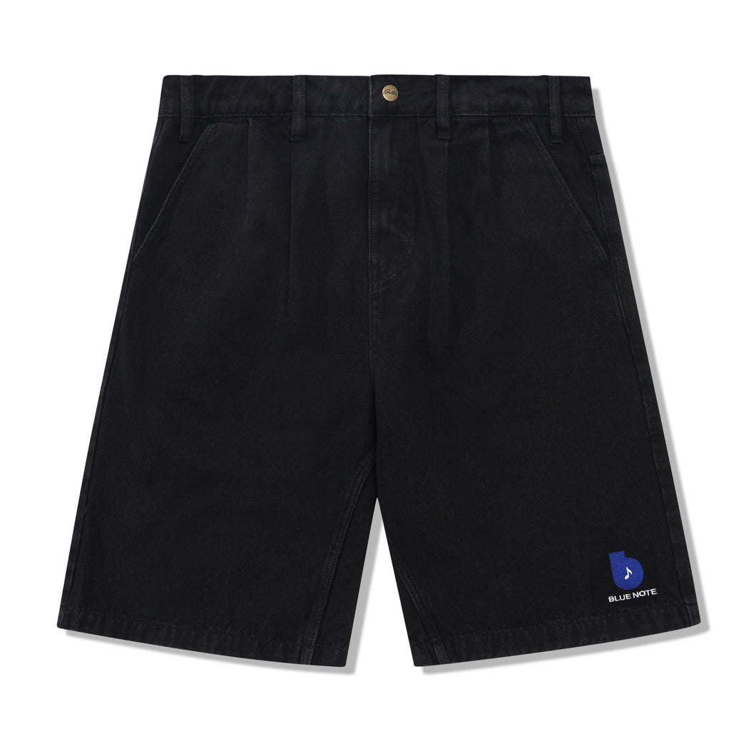 Butter Goods x Blue Note “Pleated“ Shorts // Black