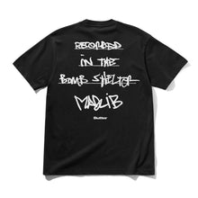 Load image into Gallery viewer, Butter Goods x Madlib &quot;Bomb Shelter&quot; Tee // Black
