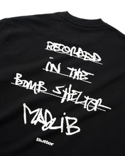 Load image into Gallery viewer, Butter Goods x Madlib &quot;Bomb Shelter&quot; Tee // Black
