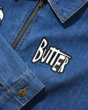 Load image into Gallery viewer, Butter Goods X Peanuts “Spike&quot; Jacket // Distressed Indigo
