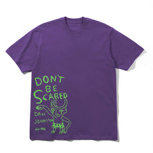 Load image into Gallery viewer, Butter Goods X Daniel Johnston “Don’t Be Scared“ Tee // Grape

