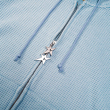 Load image into Gallery viewer, Carpet "C-Star Double Zip" Thermal Hoodie // Baby Blue
