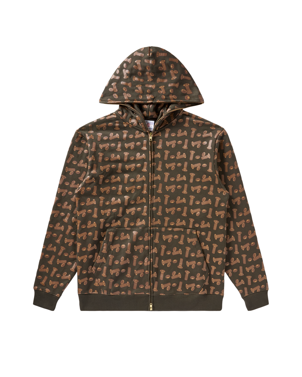 Bronze 56K x IceCream “Hardware“ Full Zip Hoodie// AOP Pattern