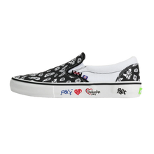 Load image into Gallery viewer, Vans x Punkandyo "Slip-On" // Black/White
