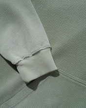 Load image into Gallery viewer, Butter "Faded Waffle" Hoodie Zip // Washed Sage
