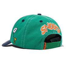 Load image into Gallery viewer, Butter Goods X Peanuts &quot;Music&quot; Snapback Cap // Washed Kelly Green/Navy

