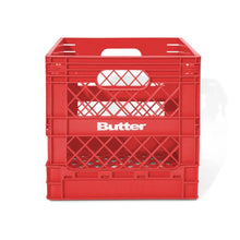 Load image into Gallery viewer, Butter Goods &quot;Collapsible“ Record Crate // Red
