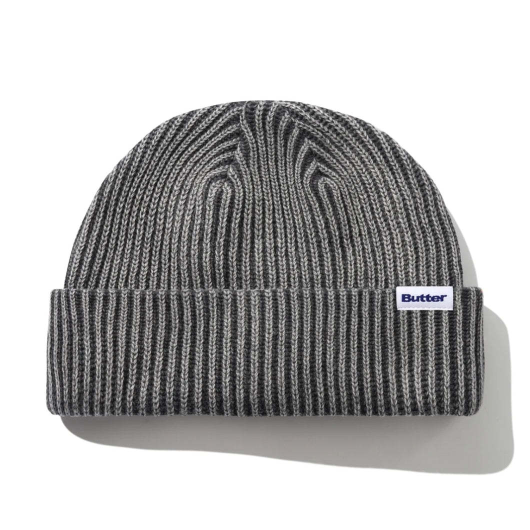 Butter “Bleached Wharfie“ Beanie // Black