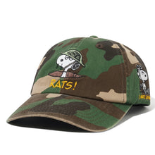Load image into Gallery viewer, Butter Goods X Peanuts &quot;Rats&quot; 5 Panel Cap // Washed Camo
